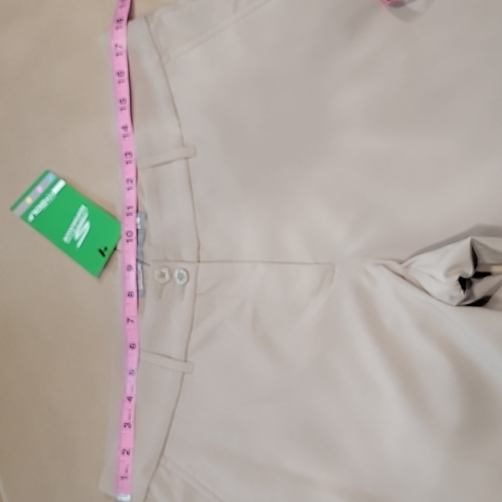 Skechers Go Golf Size 14 Khaki "High Side Crop" Pants, NEW with Tag - Picture 6 of 14